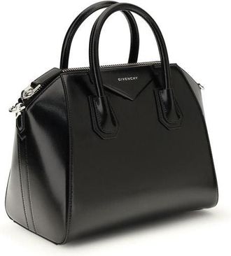 Givenchy Womens Antigona Top Handle Bag Black Calf Leather Bos