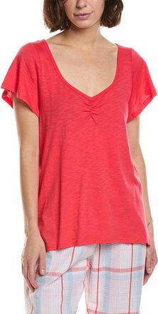 Hue Hue Solid Shirred Pajama T-Shirt