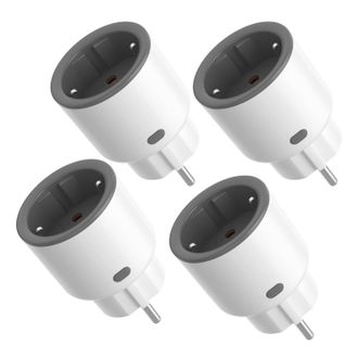 OEM Paquete De 4 Enchufes Inteligentes Wifi De 16 A (tipo F/e), Toma De Corriente
