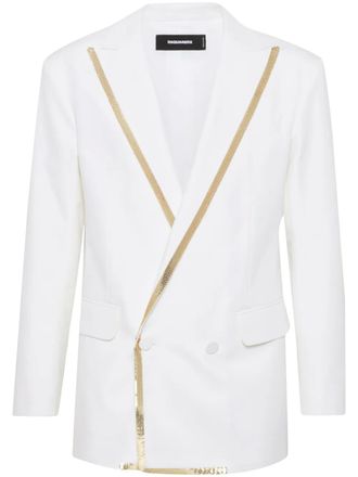 Dsquared2 double-breasted blazer - White