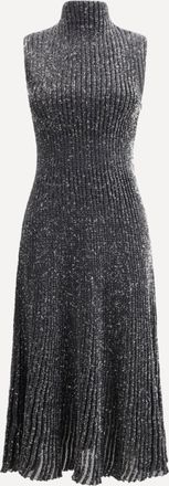 Alaia Abito midi con paillettes Woman 38