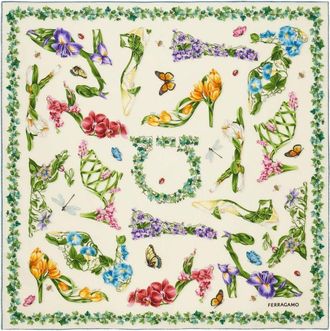 Ferragamo Foulard in seta stampata Ferragamo