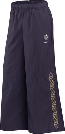 Nike Minnesota Vikings Rivalries Collection Wide-Leg Nike Womens NFL Mid-Rise Woven Pants in Purple | 06AF0KTZ9M-QP8