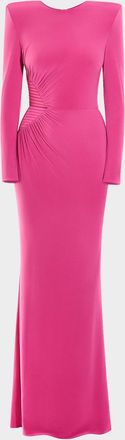 Zhivago Echoes of Self Gathered Jersey Gown