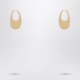 Coperni Large golden Swipe earrings