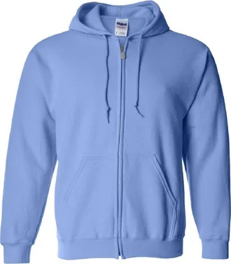 Gildan Heavy Blend Unisex Adult Full Zip Hooded Sweatshirt Top