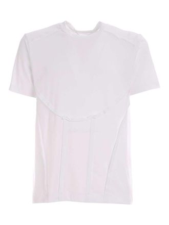 Comme Des Gar&ccedil;ons Reverse stitching T-shirt in white
