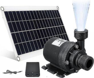 OEM Bomba De Agua Solar De 50 W, 800 L/hora, 12 V Cc, Bajo Nivel De Ruido, Ideal Para Fuentes Solares En Jardines Y Hogares - Wellngs