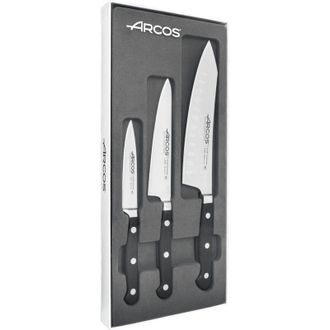Arcos Juego De 3 Cuchillos De Cocina De Acero Inoxidable - 805900 - Arcos