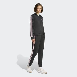 adidas Trainingsanzug ADIDAS SPORTSWEAR DAYREADY, Damen, Gr. XXL, schwarz, clear pink, Obermaterial: 100% Polyester, Sportanz&uuml;ge Trainingsanzug