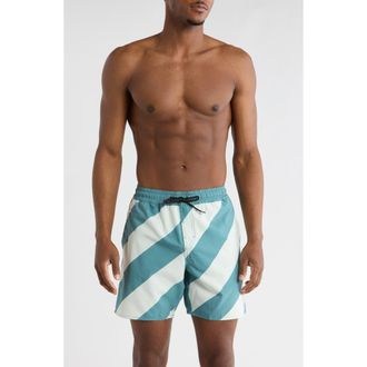 Volcom Way Out Swim Trunks in Cosmic Blue at Nordstrom Rack, Size X-Large