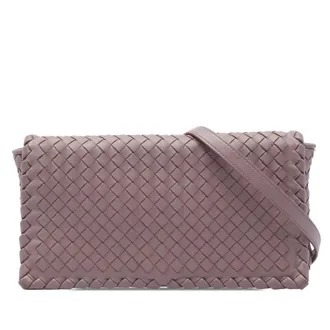 Bottega Veneta Pre-owned Bottega Veneta Nappa Intrecciato Flap Crossbody Ladies 5EE59EY1ZDNWSWR6
