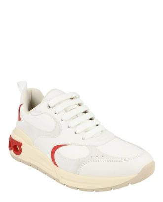 Ferragamo Womens Cosimina Low-Top Sneakers In White