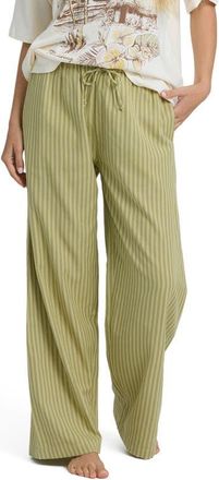 Billabong Another Wave Drawstring Cotton Blend Pant in Cedar at Nordstrom, Size X-Large