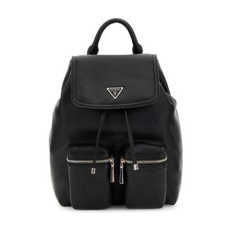 Guess Manhattan II Large Backpack - female - Guess - Backpacks - Black - ONE SIZE - Bags