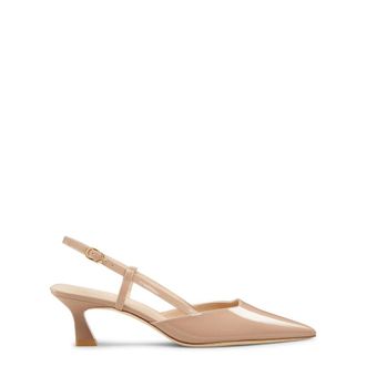Stuart Weitzman Pumps, female, Beige, Size: 8 1/2 US Vinnie 50 Slingback