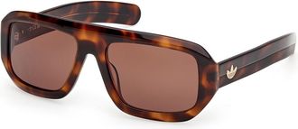 adidas OR0131 52E Mens Sunglasses Tortoiseshell Size 58