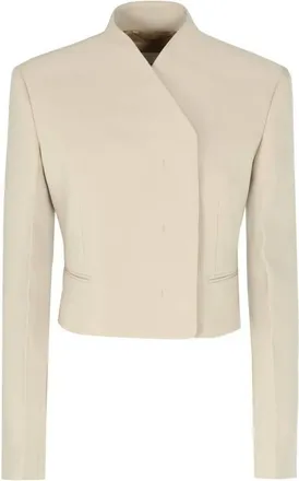 Ferragamo Ferragamo Virgin Wool Cropped Blazer