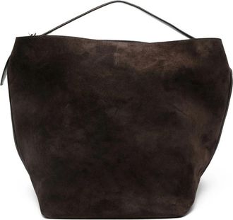 Toteme Suede Belted Tote Bag