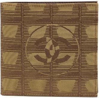 Chanel Pre-owned Wallets, female, Brown, Size: ONE SIZE Pre-owned New Travel Line Nylon Leather Wallet
