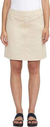 Jag Jeans On The Go Skort Skirt Womens Stone Stretch Elastic Waist NWO152