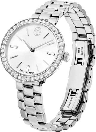 Swarovski Horloge Unisex Certa 5672998 Zilver - unisex - Horloges - Grijs - ONE Size - Accessoires