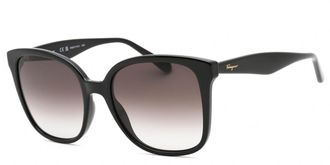 Ferragamo SF1072S 001 Womens Sunglasses Black Size 56