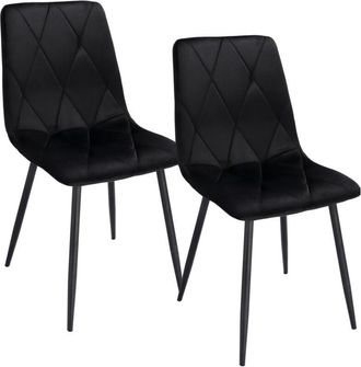 OEM 2 X Silla Piado Negra (juego De Patas + Tornillos)