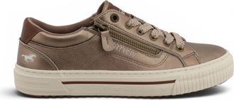 Mustang Womens Golden Faux Leather Trainer Sneaker Casual Shoes - M0112011