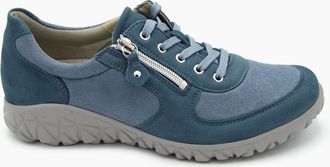 Waldl&auml;ufer Womens HAVY H89001 LADIES CASUAL SHOE - Navy - Size: 8.5/H
