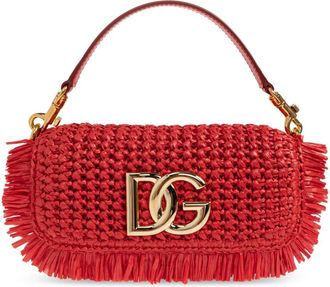 Dolce & Gabbana 3.5 Bag - Dames - Handtassen - Rood - ONE Size - Katoen - Tassen