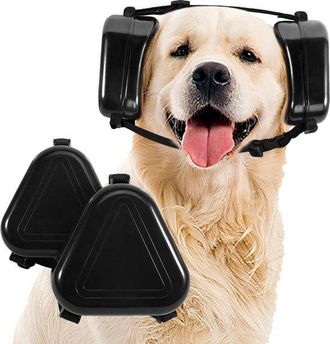 OEM Orejeras Para Perros Para Protegerlos Del Ruido, Auriculares Con Cancelaci&oacute;n De Ruido Para Perros, Negro