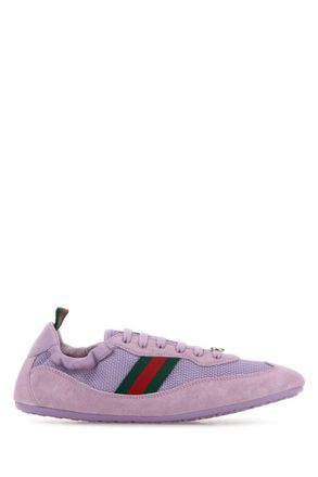 Gucci Lilac Lace Up Sneakers