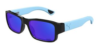 Puma PU0521SA Asian Fit 002 Mens Sunglasses Black Size 57