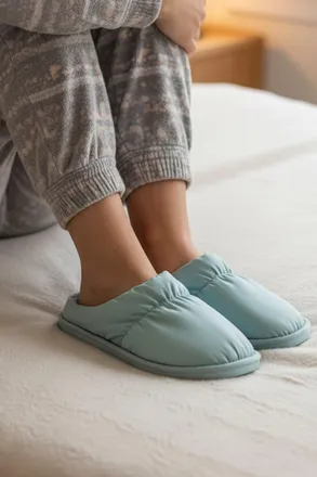 Roman Padded Mule Slipper