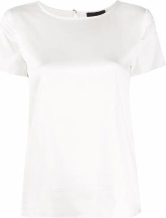 Emporio Armani Top White - Dames - Blouses - Wit - L - Overhemden