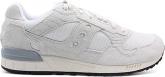 Saucony Klassieke Mesh en Su&egrave;de Sneakers - Heren - Sneakers - Grijs - 45 EU - Su&egrave;de - Schoenen