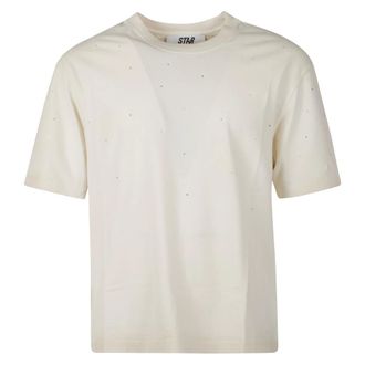 Golden Goose T-Shirts, male, White, Size: XS Star T-Shirt