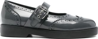 AGL Fenice Ballerinas van Lakleer - Dames - Ballerinas - Grijs - 37 1/2 EU - Leer - Schoenen