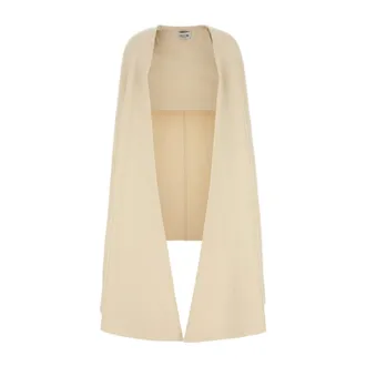 Del Core Capes, female, Beige, Size: XS Scarf Jacket