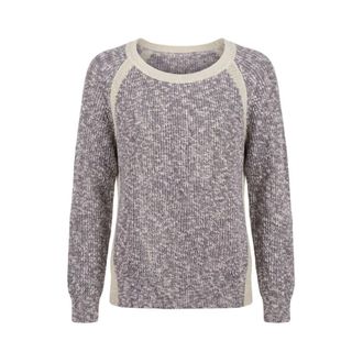 Trussardi Trui met Melange-effect Ronde Hals - Heren - Truien - Grijs - Maat: XS Katoen