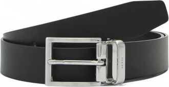 Guess Riem - Heren - Riemen - Zwart - XL - Leer - Accessoires