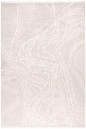 Pierre Cardin Hochwertiger Designer Teppich Jardin 704, Beige/Silver