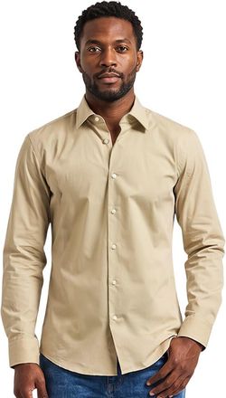 HUGO BOSS Beige Slim Fit Shirt