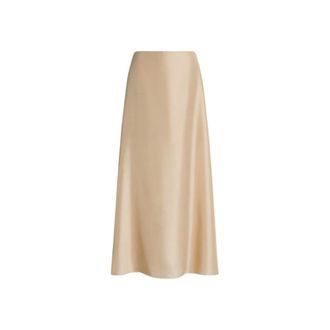 Alberta Ferretti Alberta Ferretti, Maxi Skirts, female, Beige, Size: L Maxi Skirt