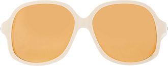 Valentino Orange Irregular Unisex Sunglasses VLS-177 C 59