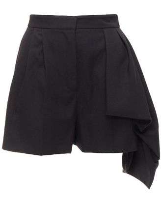 Alexander McQueen Alexander Mcqueen Wool Cascade Wide Short, Size It 38 (Authentic Pre-Loved)