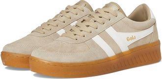 Gola Grandslam Suede Womens Shoes Bone/Off White/Gum : 7.5 B - Medium, Leather