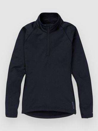 Burton Heavyweight X 1/4 Zip Funktionsshirt LS true black