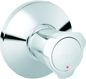 GROHE V&aacute;lvula De Cierre Grohe Up Costa, Placa Frontal Con Marcado Rojo, Ebt 20-200 Mm Cromado